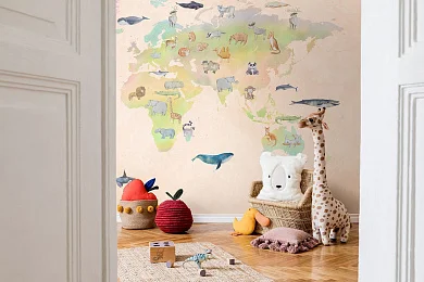 Фото Фреска Детские фрески арт. 800545 - Детские|Для девочки | Студия фресок и фотопанно "La Stanza"