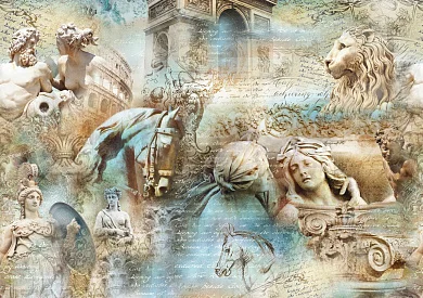 Фото Античный коллаж -  | Студия фресок и фотопанно "La Stanza"
