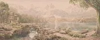 Фото Фреска ALBA Natura арт. 800107 - Лес и деревья | Студия фресок и фотопанно "La Stanza" 1