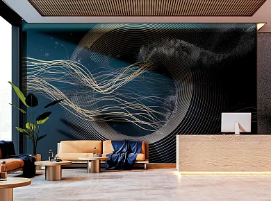 Фото Фреска Tesoro 2 арт. 02100-GL - Графика  | Студия фресок и фотопанно "La Stanza"