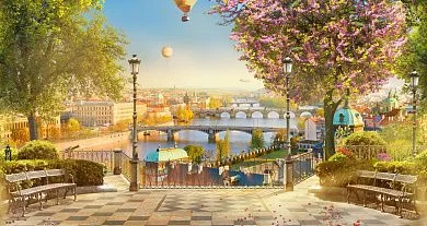 Фото Прага, пражские мосты - Сюжеты|Городские | Студия фресок и фотопанно "La Stanza"