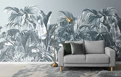 Фото Фреска Tesoro арт. 01222-S - Тропики  | Студия фресок и фотопанно "La Stanza"