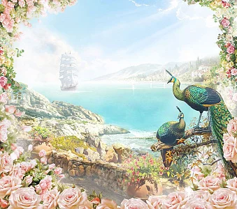 Фото Фреска Пейзажи Морские пейзажи и море арт. a_921 - Пейзажи|Морские виды | Студия фресок и фотопанно "La Stanza"