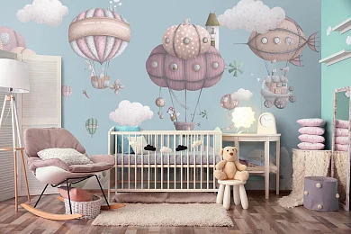 Фото Фреска ALBA Dreams арт. 800727 - Детские|Для мальчика  | Студия фресок и фотопанно "La Stanza"