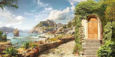 Фото Фреска Пейзажи Морские пейзажи и море арт. a_907 - Пейзажи|Морские виды | Студия фресок и фотопанно "La Stanza"