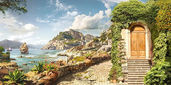 Фото Фреска Пейзажи Морские пейзажи и море арт. a_907 - Пейзажи|Морские виды | Студия фресок и фотопанно "La Stanza"