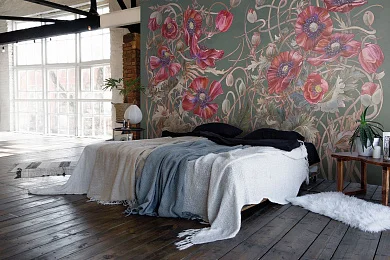 Фото Фреска ALBA Flora арт. 800677 - Цветы | Студия фресок и фотопанно "La Stanza"