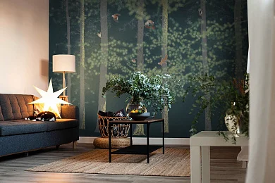 Фото Фреска ALBA Natura арт. 800128 - Лес и деревья | Студия фресок и фотопанно "La Stanza"