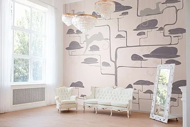 Фото Фреска Tesoro арт. 01320-GL - Графика  | Студия фресок и фотопанно "La Stanza"