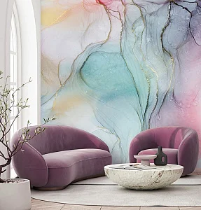 Фото Фреска ALBA Abstract арт. 800771 - Флюиды  | Студия фресок и фотопанно "La Stanza"