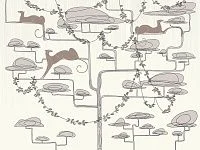 Фото Фреска Tesoro арт. 01324-F - Графика  | Студия фресок и фотопанно "La Stanza" 1