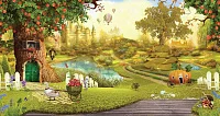 Фото Домик в дереве, карета из тыквы - Детские|Для девочки | Студия фресок и фотопанно "La Stanza" 1