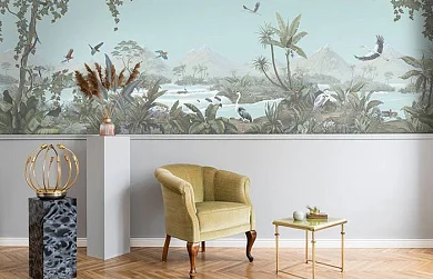 Фото Фреска Tesoro арт. 01103-F - Тропики  | Студия фресок и фотопанно "La Stanza"