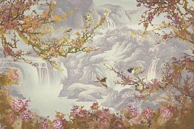 Фото Японское панно - Шинуазри | Студия фресок и фотопанно "La Stanza"