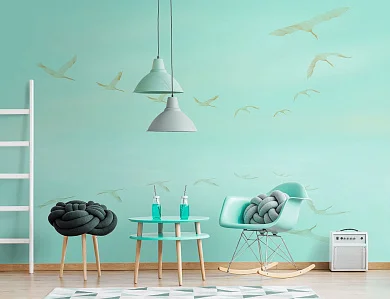 Фото Фреска ALBA Graphics арт. 800380 - Line art | Студия фресок и фотопанно "La Stanza"