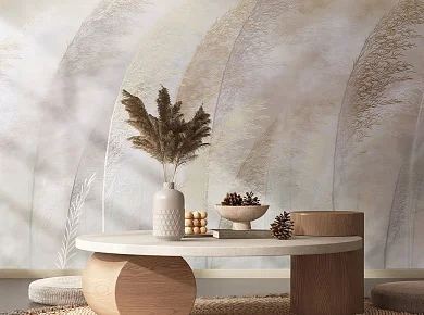 Фото Фреска Tesoro 2 арт. 02072-G - Цветы | Студия фресок и фотопанно "La Stanza"