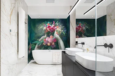 Фото Фреска ALBA Flora арт. 800276 - Цветы | Студия фресок и фотопанно "La Stanza"