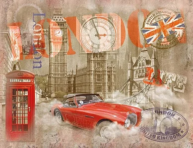 Фото Фреска Сюжеты Ретро арт. Y_049 - Сюжеты|Ретро | Студия фресок и фотопанно "La Stanza"