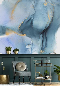 Фото Фреска ALBA Abstract арт. 800773 - Флюиды  | Студия фресок и фотопанно "La Stanza"