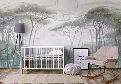 Фото Фреска ALBA Natura арт. 800732 - Лес и деревья | Студия фресок и фотопанно "La Stanza"