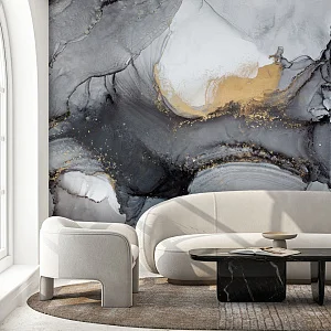 Фото Фреска ALBA Abstract арт. 800772 - Флюиды  | Студия фресок и фотопанно "La Stanza"