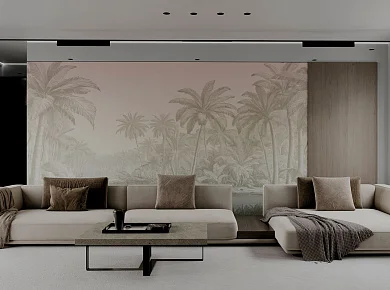 Фото Фреска Tesoro 2 арт. 02016-F - Тропики  | Студия фресок и фотопанно "La Stanza"