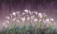Фото Фреска ALBA Flora арт. 800258 - Цветы | Студия фресок и фотопанно "La Stanza" 1