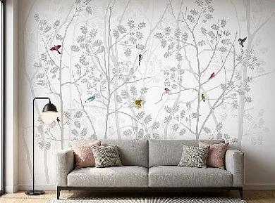 Фото Фреска Цветы, цветочная коллекция арт. f_305 - Цветы | Студия фресок и фотопанно "La Stanza"