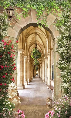 Фото Фреска Пейзажи Арки, лестницы арт. a_978 - Пейзажи|Арки, лестницы | Студия фресок и фотопанно "La Stanza"