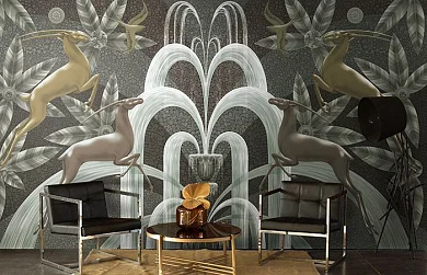 Фото Фреска Tesoro арт. Фреска Tesoro арт. 01301-S - Сюжеты|Животные и птицы | Студия фресок и фотопанно "La Stanza"