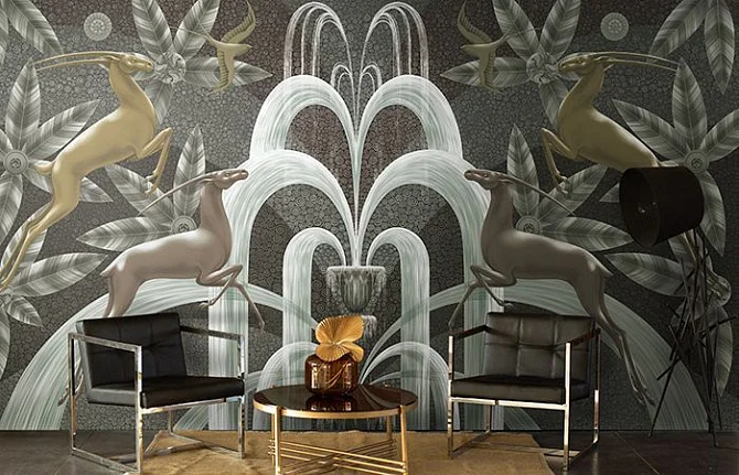 Фото Фреска Tesoro арт. Фреска Tesoro арт. 01301-S - Сюжеты|Животные и птицы | Студия фресок и фотопанно "La Stanza"