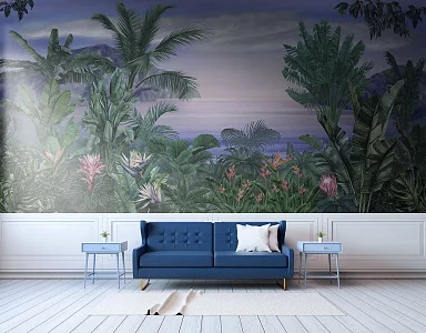Фото Фреска ALBA Tropic арт. 800190 - Тропики  | Студия фресок и фотопанно "La Stanza"