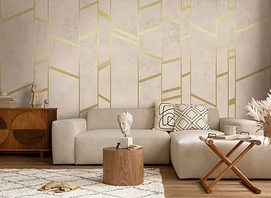 Фото Фреска Tesoro арт. 01522-G - Line art | Студия фресок и фотопанно "La Stanza"