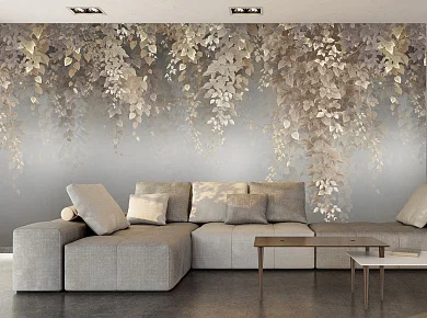 Фото Фреска Tesoro 2 арт. 02093-S - Цветы | Студия фресок и фотопанно "La Stanza"