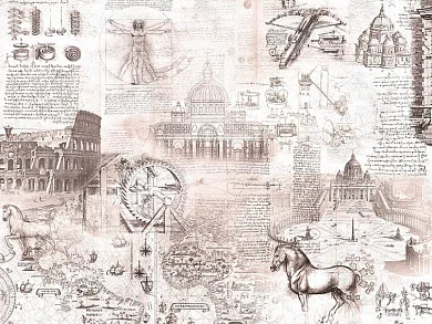 Фото Фреска Сюжеты Ретро арт. Y_053 - Сюжеты|Ретро | Студия фресок и фотопанно "La Stanza"