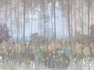 Фото Фреска Тренды Простые решения арт. 910511 - Лес и деревья | Студия фресок и фотопанно "La Stanza"
