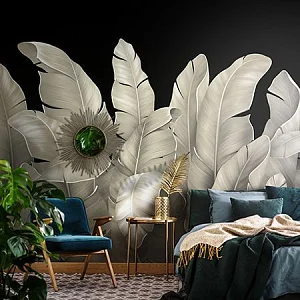 Фото Фреска Tesoro арт. 01235-GL - Тропики  | Студия фресок и фотопанно "La Stanza"