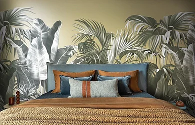 Фото Фреска Tesoro арт. 01221-G - Тропики  | Студия фресок и фотопанно "La Stanza"