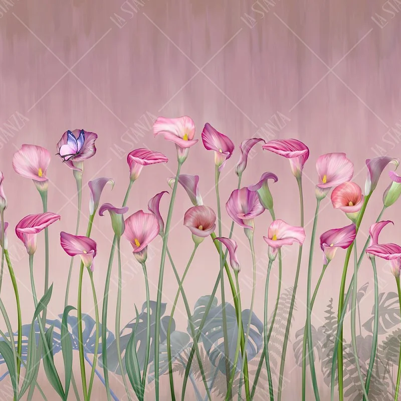 Фото Фреска ALBA Flora арт. 800256 - Цветы | Студия фресок и фотопанно "La Stanza" 1