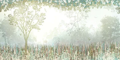 Фото Фреска Тренды Шинуазри арт. 980035 - Лес и деревья | Студия фресок и фотопанно "La Stanza"