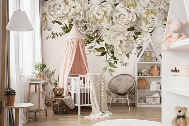 Фото Фреска Цветы, цветочная коллекция арт. f_428 - Цветы | Студия фресок и фотопанно "La Stanza"