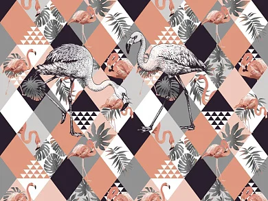 Фото Фреска Тренды Простые решения арт. 910721 - Детские|Для девочки | Студия фресок и фотопанно "La Stanza"