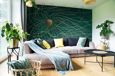 Фото Фреска ALBA Graphics арт. 800400 - Line art | Студия фресок и фотопанно "La Stanza"