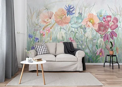 Фото Фреска ALBA Flora арт. 800619 - Цветы | Студия фресок и фотопанно "La Stanza"