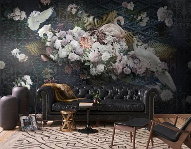 Фото Фреска ALBA Flora арт. 800281 - Цветы | Студия фресок и фотопанно "La Stanza"