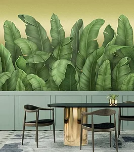 Фото Фреска Tesoro арт. 01231-G - Тропики  | Студия фресок и фотопанно "La Stanza"