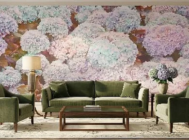 Фото Фреска ALBA Flora арт. 800288 - Цветы | Студия фресок и фотопанно "La Stanza"