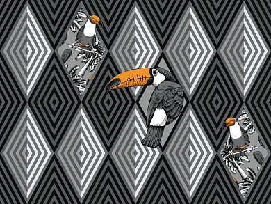 Фото Фреска Тренды Простые решения арт. 910715 - Сюжеты|Животные и птицы | Студия фресок и фотопанно "La Stanza"