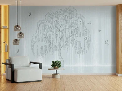 Фото Фреска Tesoro 2 арт. 02160-F - Лес и деревья | Студия фресок и фотопанно "La Stanza"