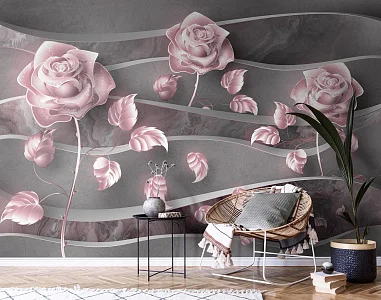 Фото Фреска ALBA Flora арт. 800600 - Цветы | Студия фресок и фотопанно "La Stanza"